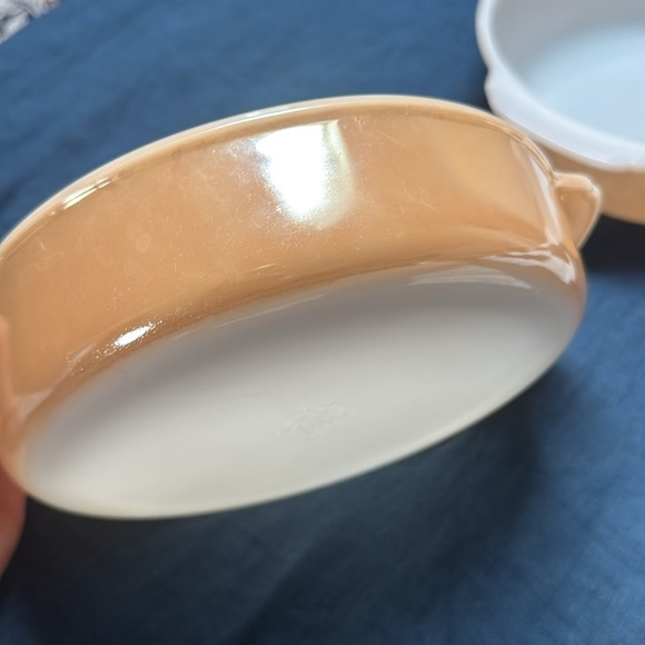 Vintage 3 Piece Fire King Serving Set - Picture 6 of 7